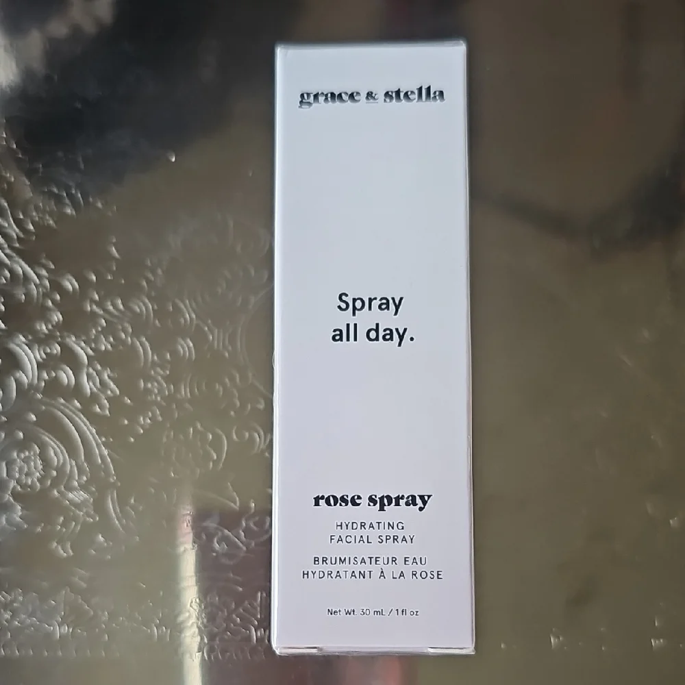 NIB Grace & Stella Rose Spray Hydrating Facial Mist 1 Fl Sealed